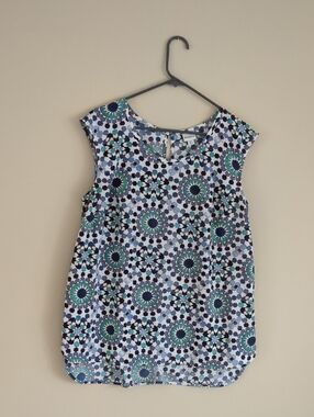 XL Merona Print Pattern Shirt Top